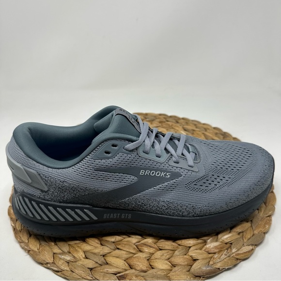 BROOKS Beast 24 GTS Running Shoes Primer Grey Ebony Size 11 Men's